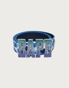 ABC CAMO BAPE LEATHER BELT MENS