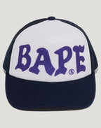 BAPE GLITTER PRINT MESH CAP MENS