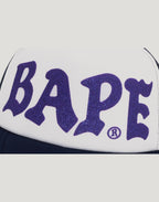 BAPE GLITTER PRINT MESH CAP MENS