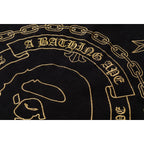BAPE BLACK EMBROIDERY TEE MENS