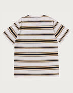 BAPE MENS APE HEAD COLLEGE STRIPE TEE