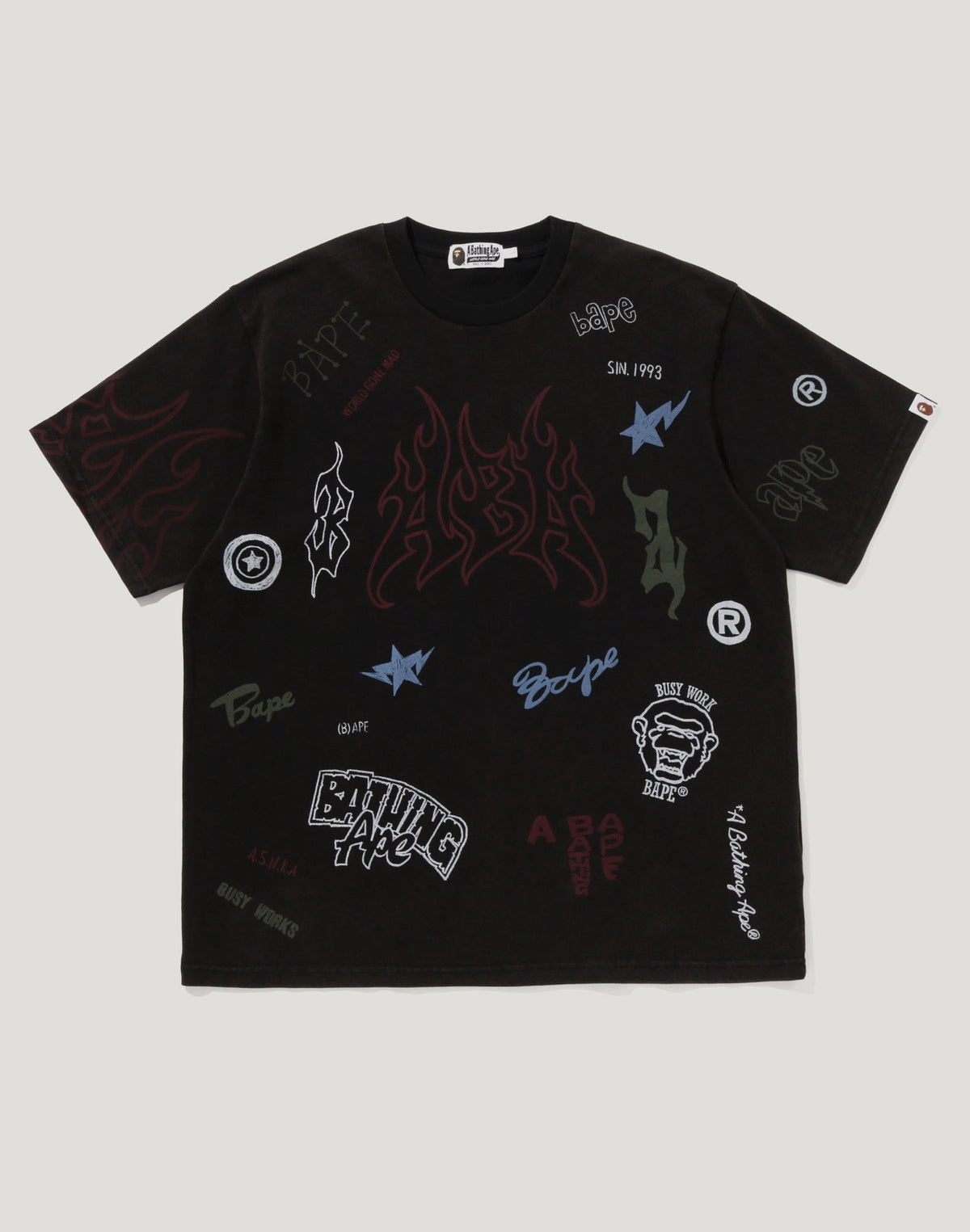 OVERALL PRINT RELAXED FIT TEE MENS