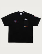 BAPE BY KAZUKI KURAISHI MULTI PATCH MILITARY TEE MENS