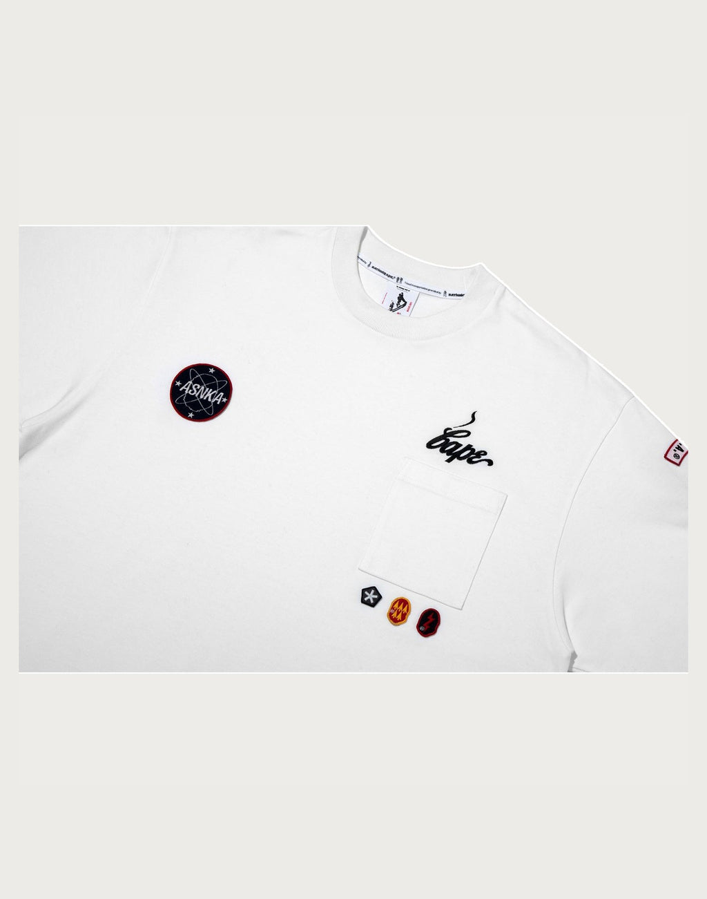 BAPE BY KAZUKI KURAISHI MULTI PATCH MILITARY TEE MENS