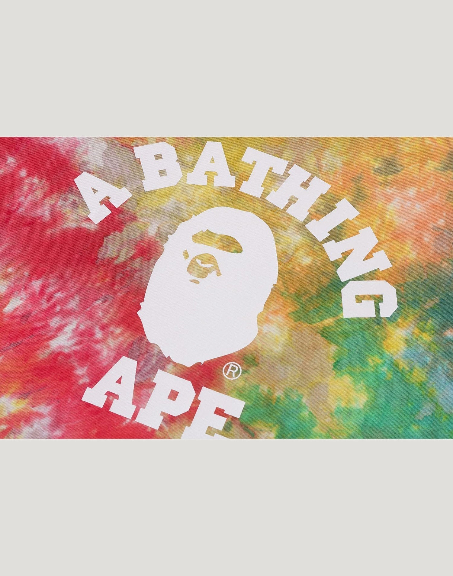 TIE DYE COLLEGE RELAXED FIT TEE MENS