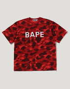 COLOR CAMO BAPE RELAXED FIT TEE MENS