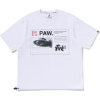 BAPE BY KAZUKI KURAISHI MULTI LOGO RELAXED FIT TEE MENS