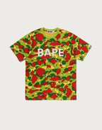 STA CAMO RHINESTONE BAPE LOGO TEE MENS