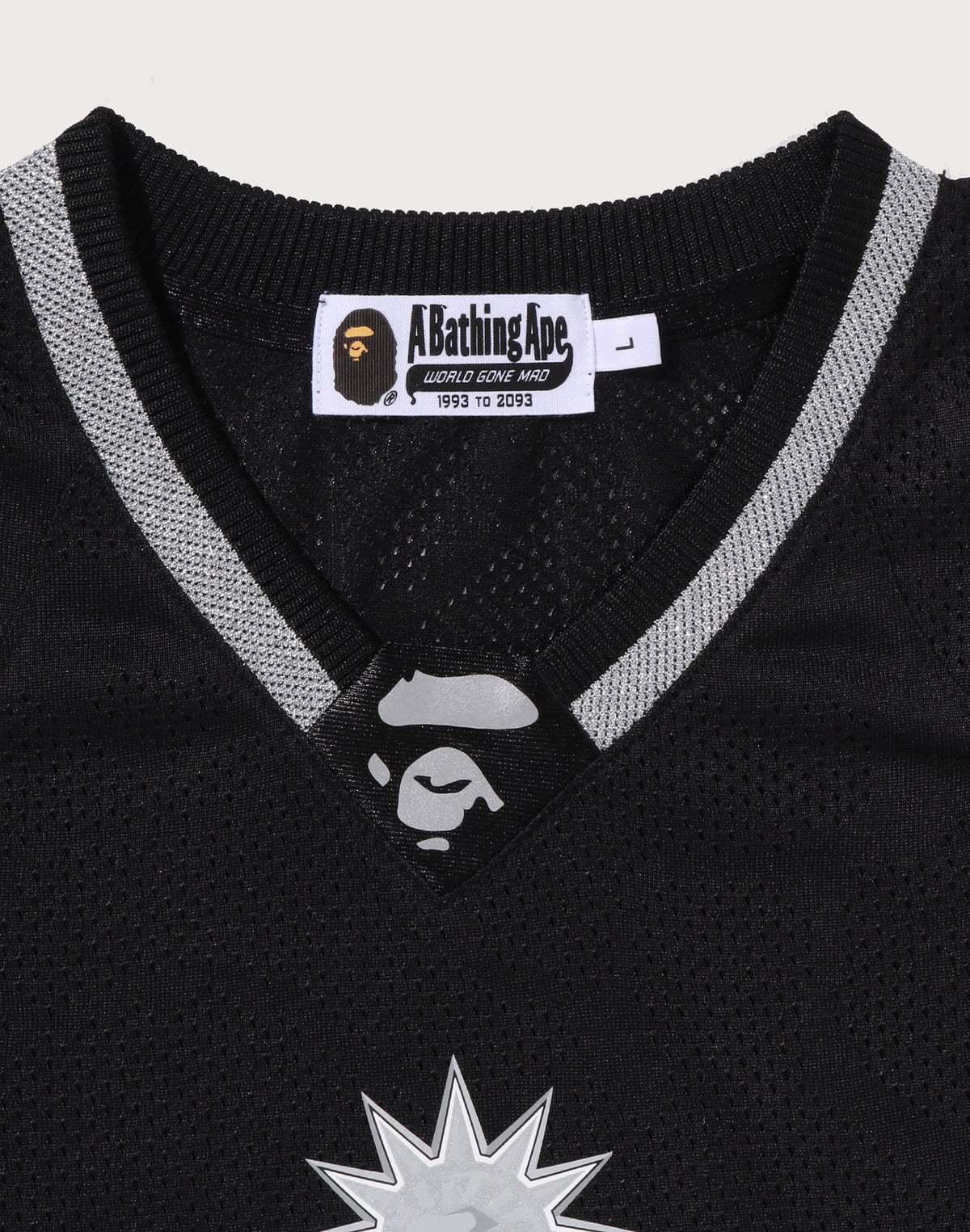 SOLID CAMO JACQUARD MESH CROPPED FIT FOOTBALL JERSEY MENS