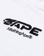 APE FACE LOGO SHRUNK FIT TEE MENS