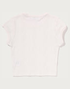 STA PATTERN JACQUARD APE HEAD ONE POINT CROPPED TEE LADIES