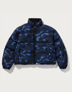 COLOR CAMO REVERSIBLE DOWN JACKET LADIES