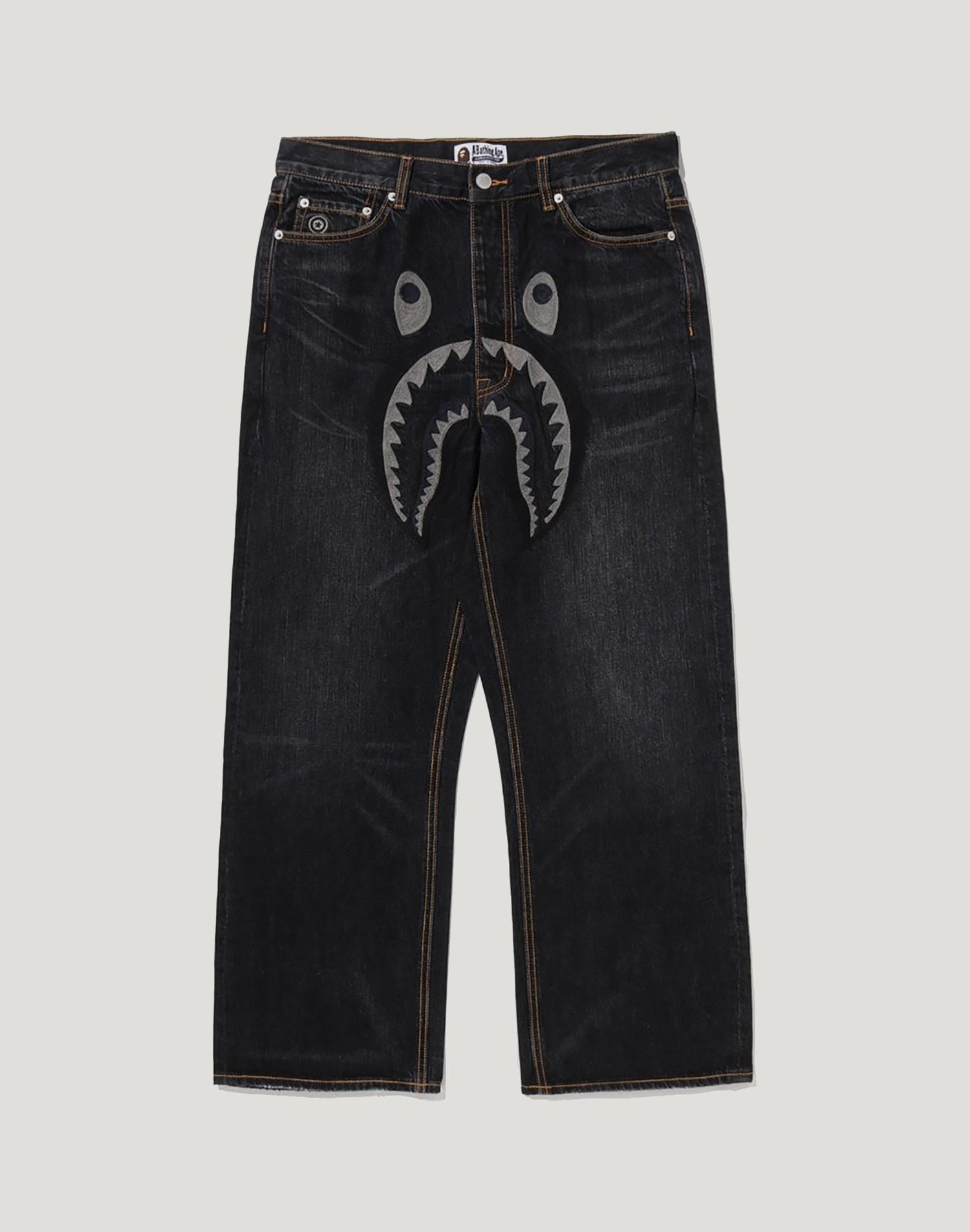 SHARK RELAXED FIT DENIM PANTS MENS