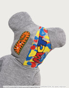 BAPE X MEDICOM TOY 30TH ANNIV. SHARK HOODIE BE@RBRICK 100%&400%
