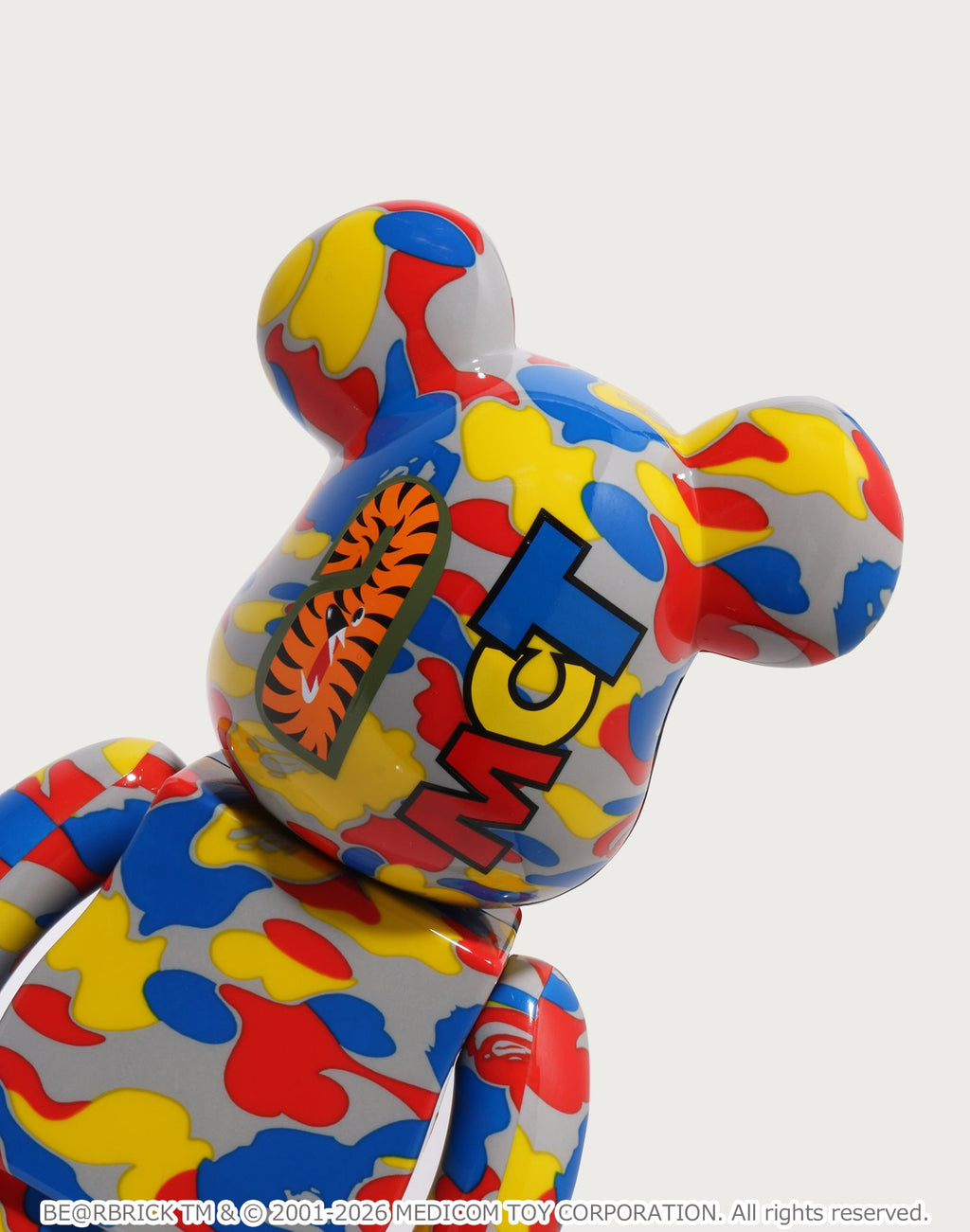BAPE X MEDICOM TOY 30TH ANNIV. SHARK HOODIE BE@RBRICK 100%&400%
