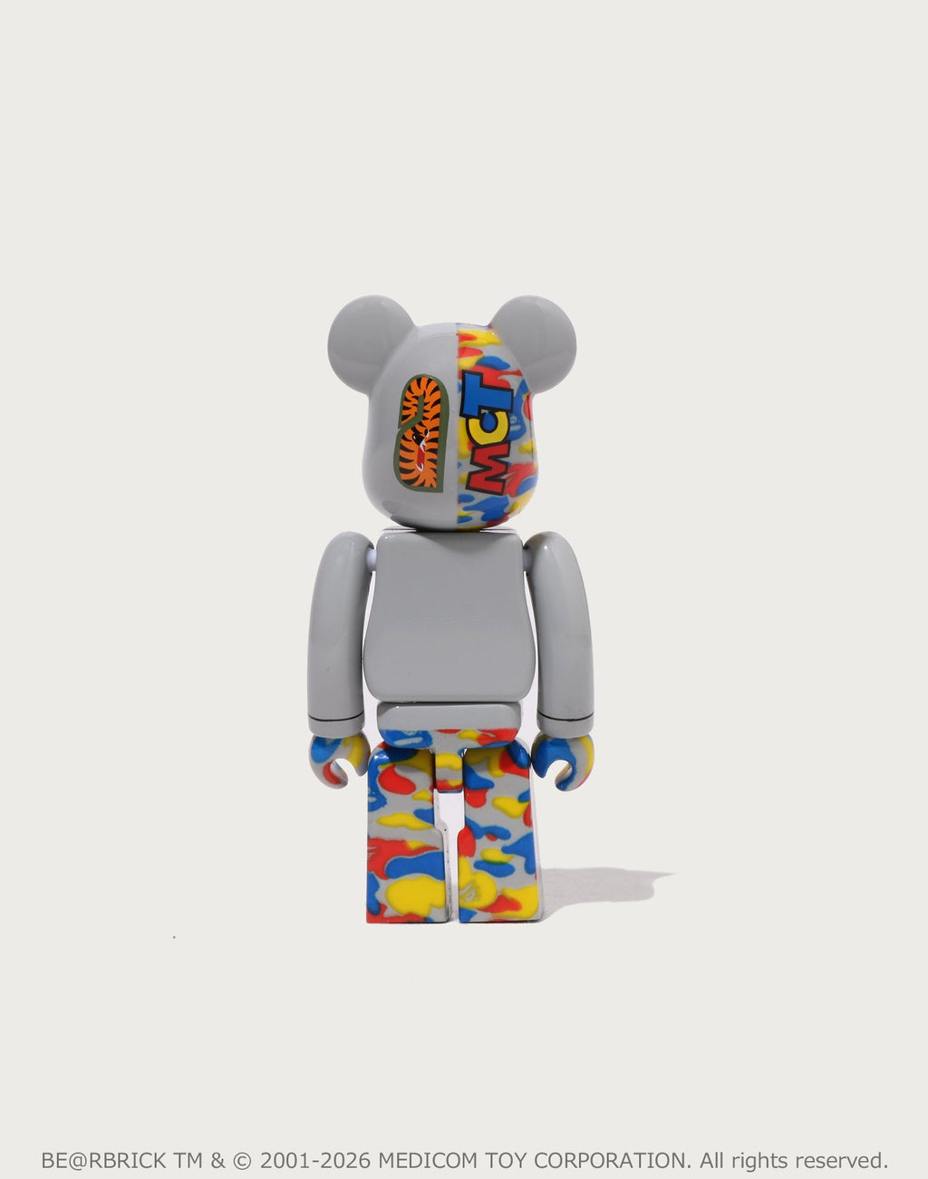 BAPE X MEDICOM TOY 30TH ANNIV. SHARK HOODIE BE@RBRICK 100%&400%