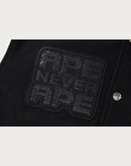 BAPE X SWAROVSKI - DETACHABLE HOODIE VARSITY JACKET MENS