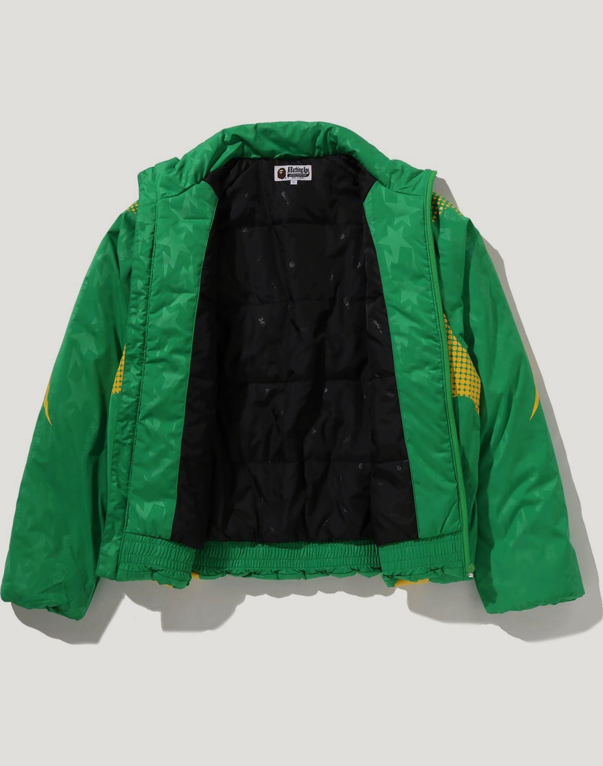 ABA FRAME MONOGRAM JACQUARD MULTI LOGO PADDED JACKET MENS
