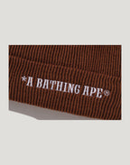 A BATHING APE KNIT CAP MENS