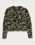 ABC CAMO SHAGGY SWEATER LADIES