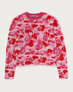 ABC CAMO SHAGGY SWEATER LADIES