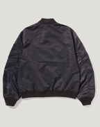 TONAL CHAIN STITCH SHARK BOMBER JACKET MENS