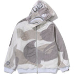 COLOR CAMO SHARK FULL ZIP SHERPA JACKET MENS