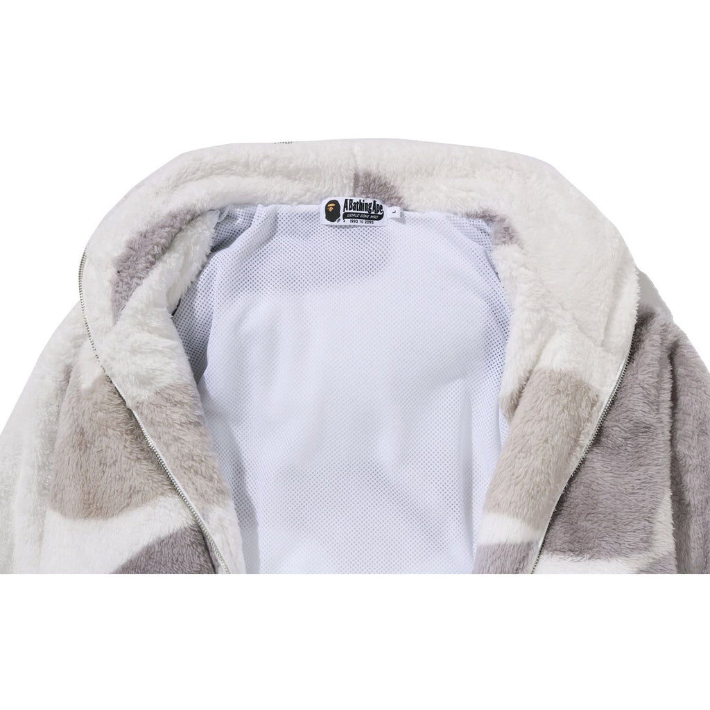 COLOR CAMO SHARK FULL ZIP SHERPA JACKET MENS