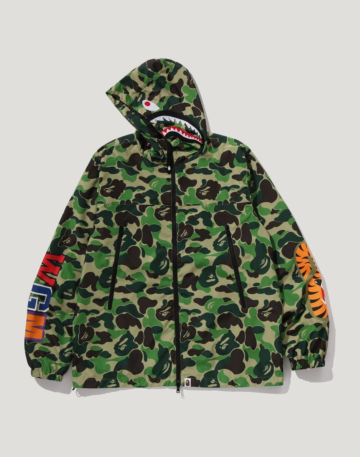ABC CAMO SHARK HOODIE JACKET MENS