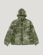 MULTI PIXEL CAMO MASK HOODED SHIRT JACKET MENS