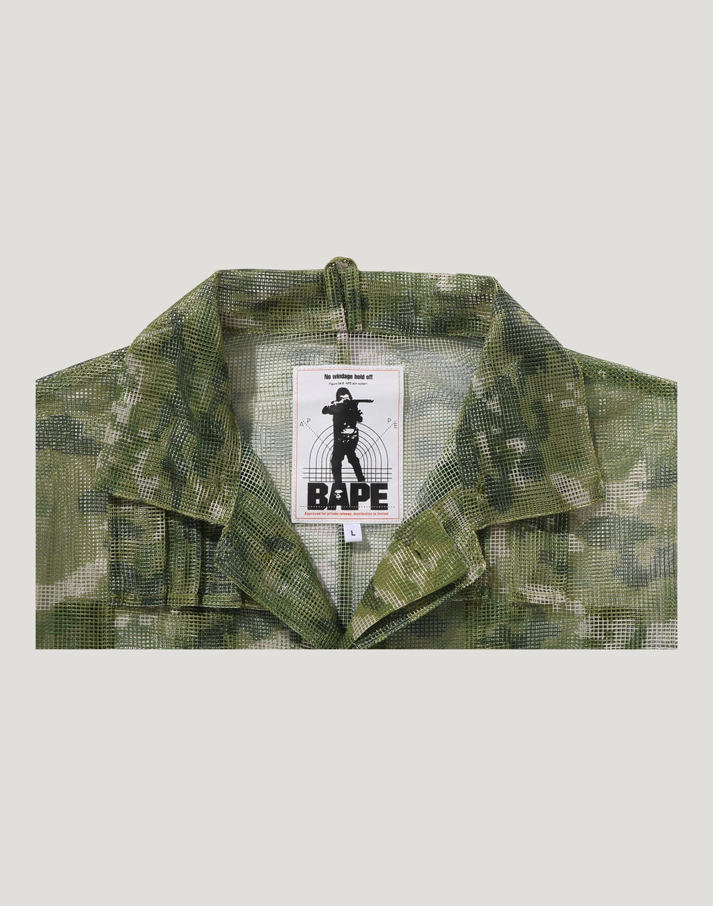 MULTI PIXEL CAMO MASK HOODED SHIRT JACKET MENS
