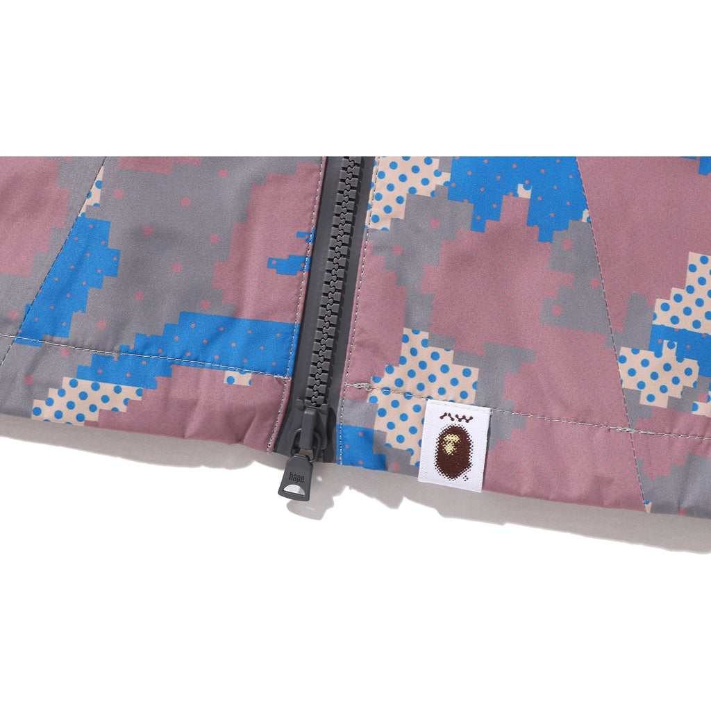 BAPE BY KAZUKI KURAISHI CAMO SHARK PACKABLE SNOWBOARD JACKET MENS