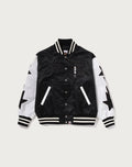 BAPE NYLON VARSITY JACKET MENS
