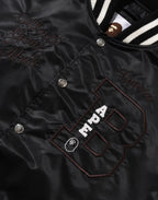 BAPE NYLON VARSITY JACKET MENS