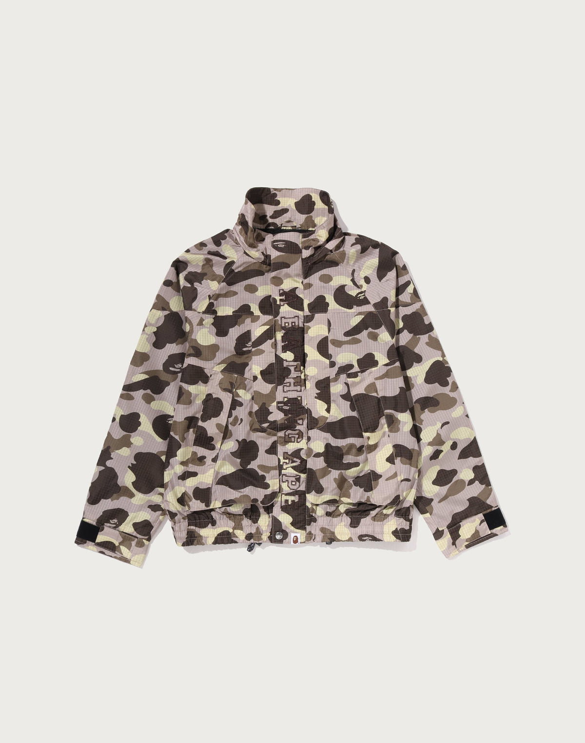 COLOR CAMO REFLECTIVE RIPSTOP SHORT SNOWBOARD JACKET MENS