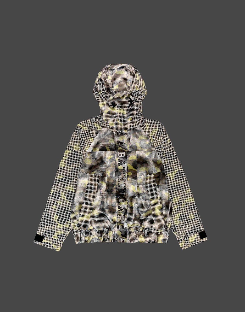COLOR CAMO REFLECTIVE RIPSTOP SHORT SNOWBOARD JACKET MENS
