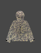 COLOR CAMO REFLECTIVE RIPSTOP SHORT SNOWBOARD JACKET MENS