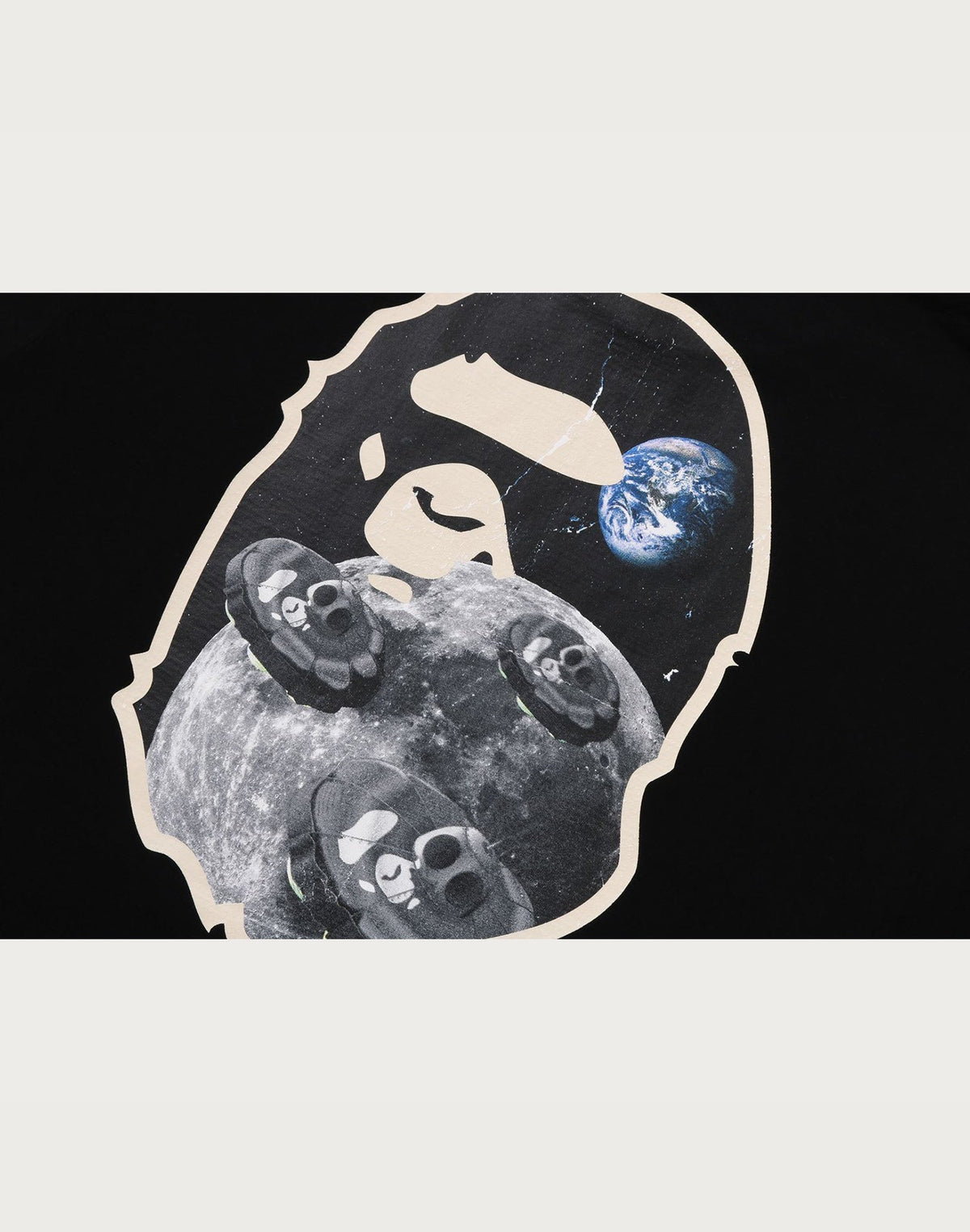 MOON APE HEAD OLD PHOTO L/S TEE MENS