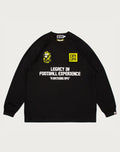 BAPE X CR7 LIFE MULTI LOGO POLY RELAXED FIT LS FOOTBALL JERSEY MENS