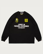 BAPE X CR7 LIFE MULTI LOGO POLY RELAXED FIT LS FOOTBALL JERSEY MENS