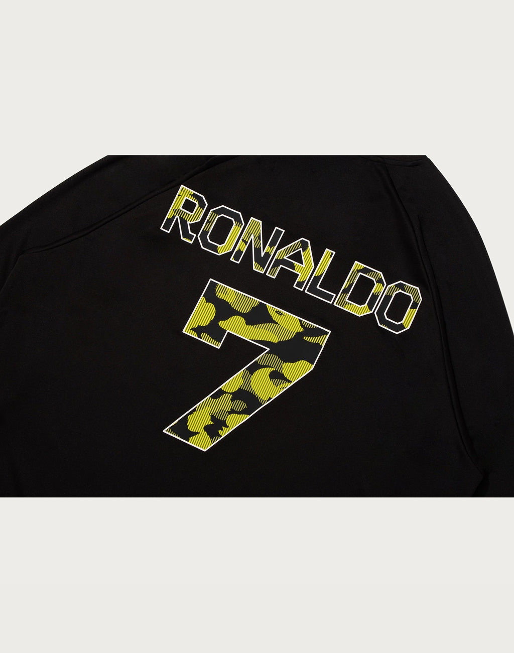 BAPE X CR7 LIFE MULTI LOGO POLY RELAXED FIT LS FOOTBALL JERSEY MENS