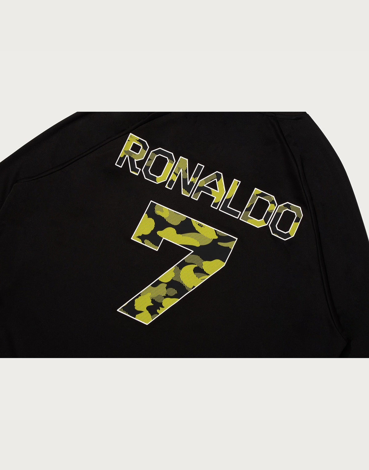 BAPE X CR7 LIFE MULTI LOGO POLY RELAXED FIT LS FOOTBALL JERSEY MENS