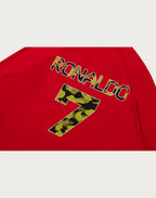BAPE X CR7 LIFE MULTI LOGO POLY RELAXED FIT LS FOOTBALL JERSEY MENS