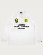 BAPE X CR7 LIFE MULTI LOGO POLY RELAXED FIT LS FOOTBALL JERSEY MENS