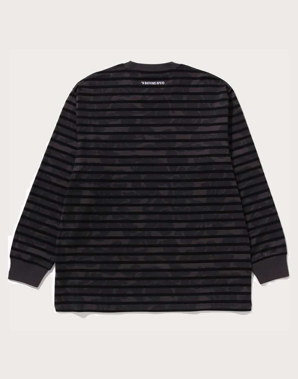 SOLID CAMO ONE POINT RELAXED FIT STRIPE LS TEE MENS