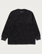 SOLID CAMO ONE POINT RELAXED FIT STRIPE LS TEE MENS