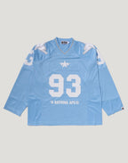 LINE CAMO MULTI LOGO CROPPED FIT FOOTBALL JERSEY MENS