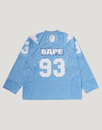 LINE CAMO MULTI LOGO CROPPED FIT FOOTBALL JERSEY MENS