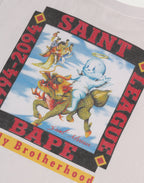 BAPE X SAINT MXXXXXX LEAGUE L/S TEE MENS