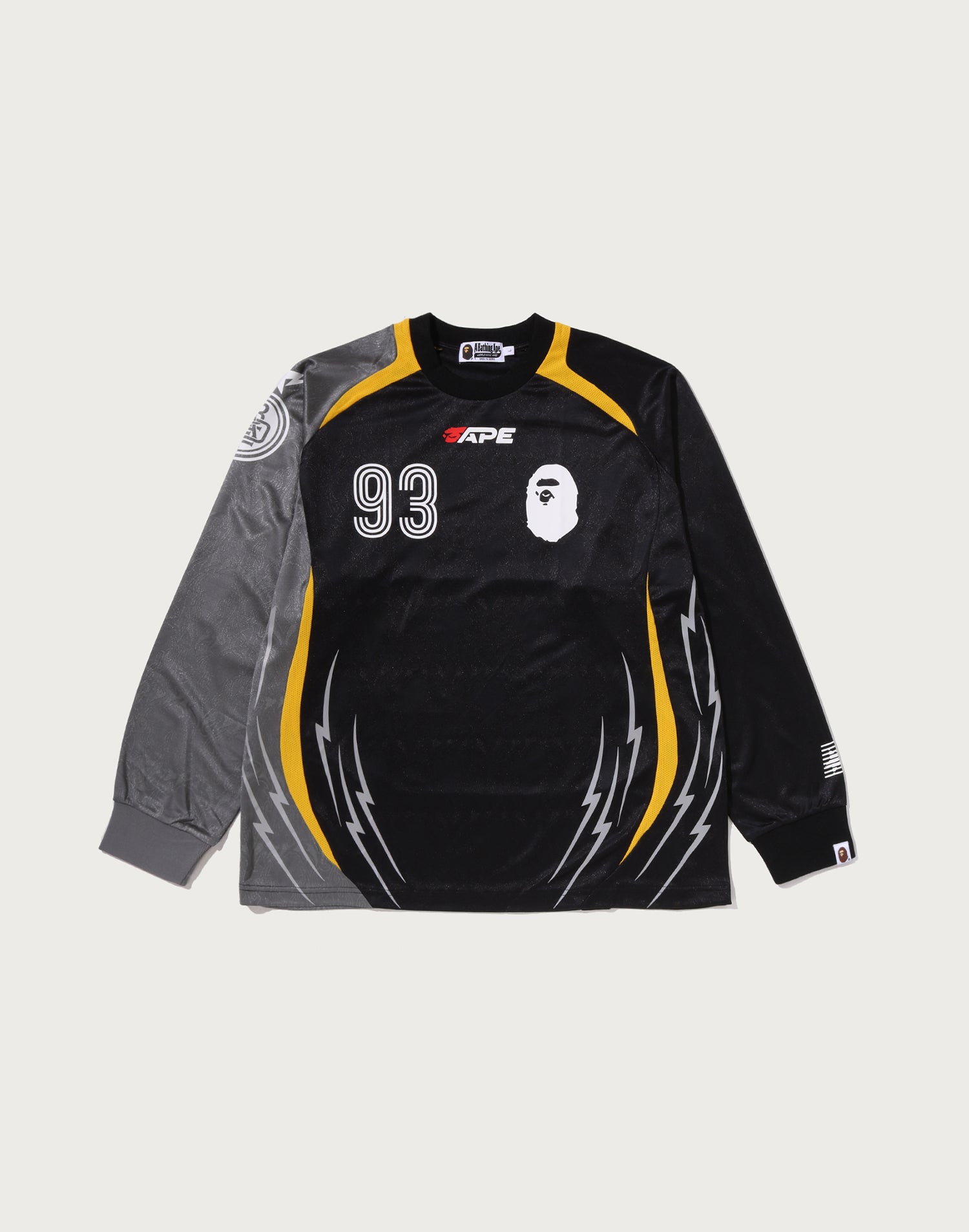 MULTI LOGO RELAXED FIT FOOTBALL LS JERSEY MENS